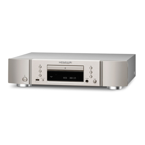 Marantz CD6006 User manual