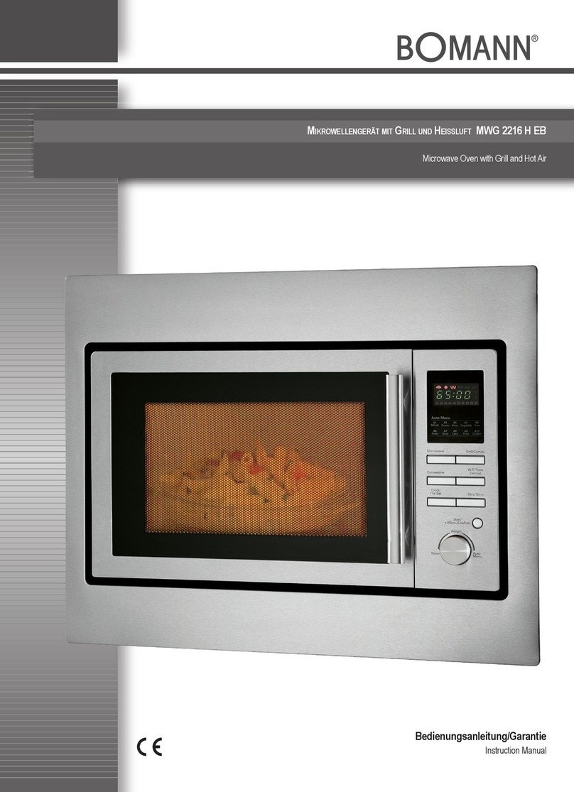 BOMANN MWG 2216 H EB instruction manual