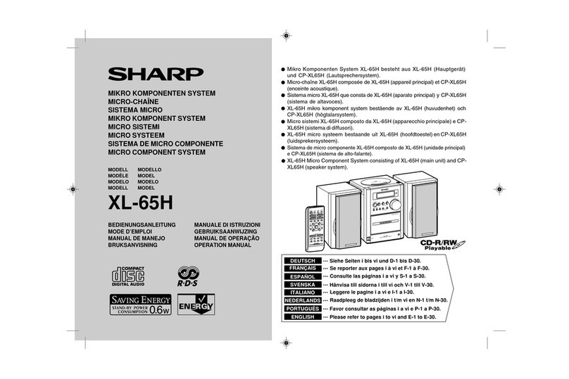 Sharp XL-65H User manual Sharp XL-65H User manual
