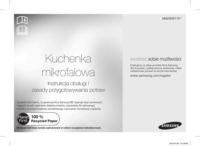 Samsung MG23H3115 series Manual