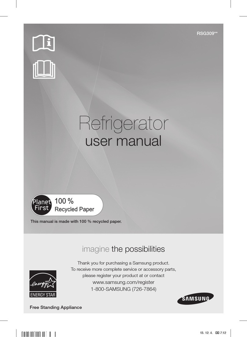 Samsung RSG309 SERIES user manual