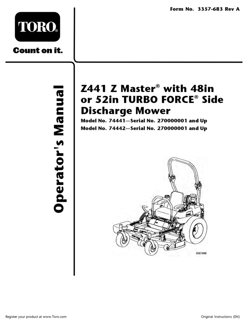 Toro Z441 Z Master 74441 User manual