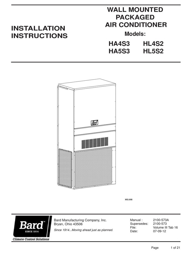 Bard HA4S3 User manual