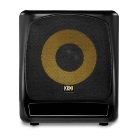 KRK 8S user manual
