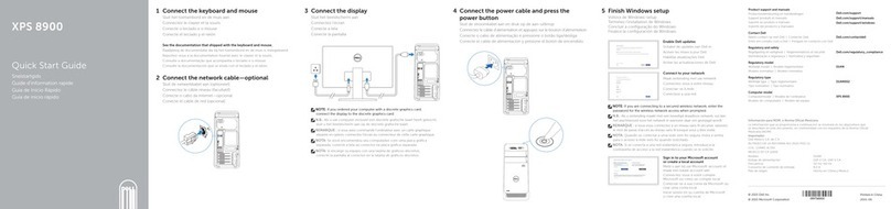 Dell XPS 8900 User manual Dell XPS 8900 User manual
