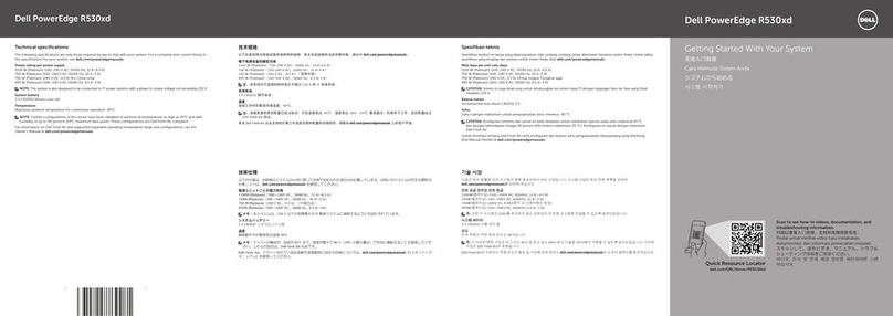 Dell PowerEdge R530xd User manual