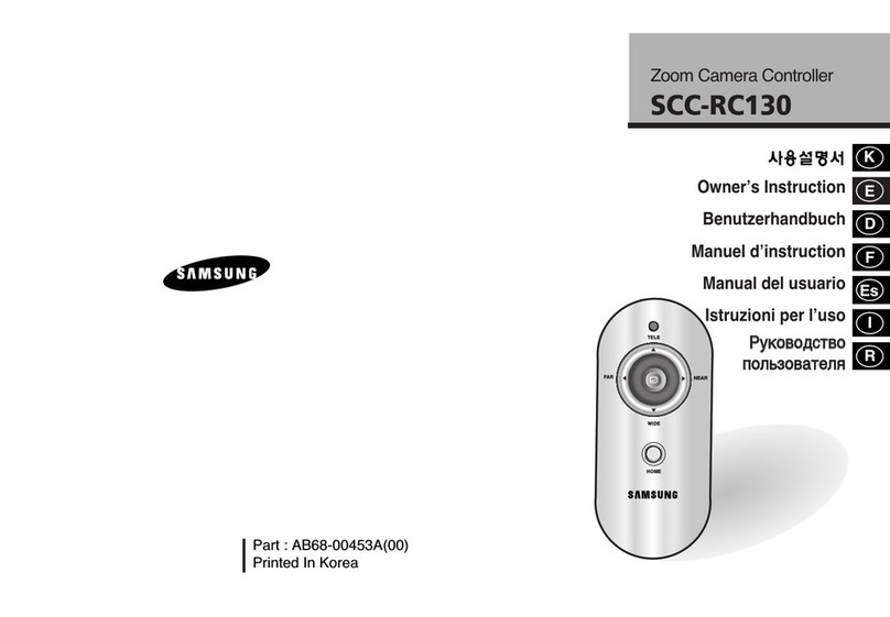 Samsung SCC-RC130 User manual Samsung SCC-RC130 User manual