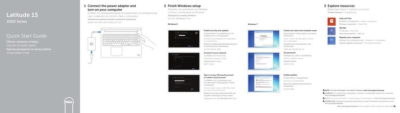 Dell Inspiron 15 3000 Series quick start guide