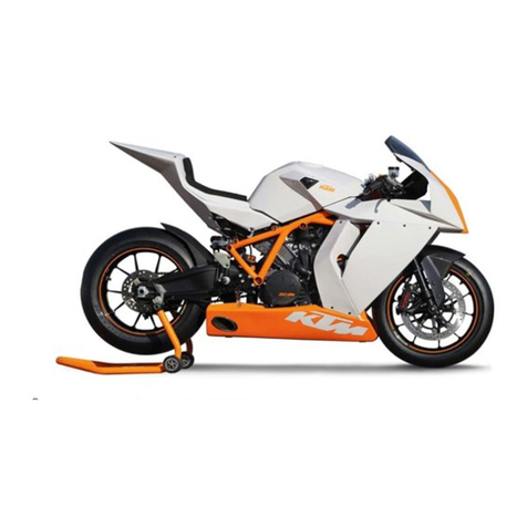 KTM 1190 RC8 R Track User manual