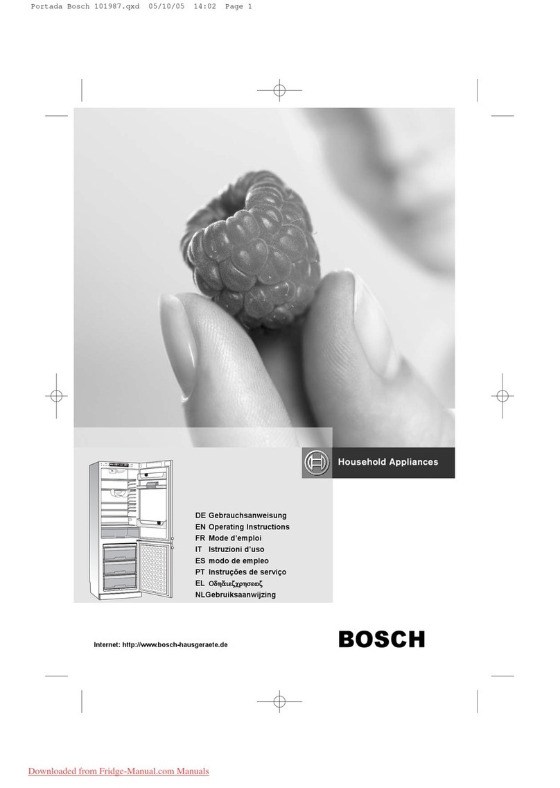 Bosch KGP 39362 operating instructions