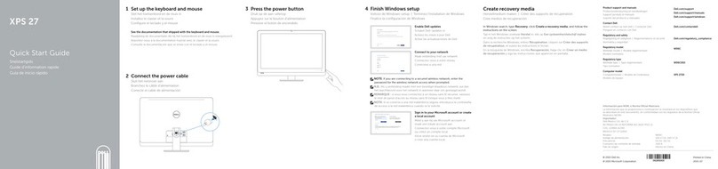 Dell XPS 27 User manual