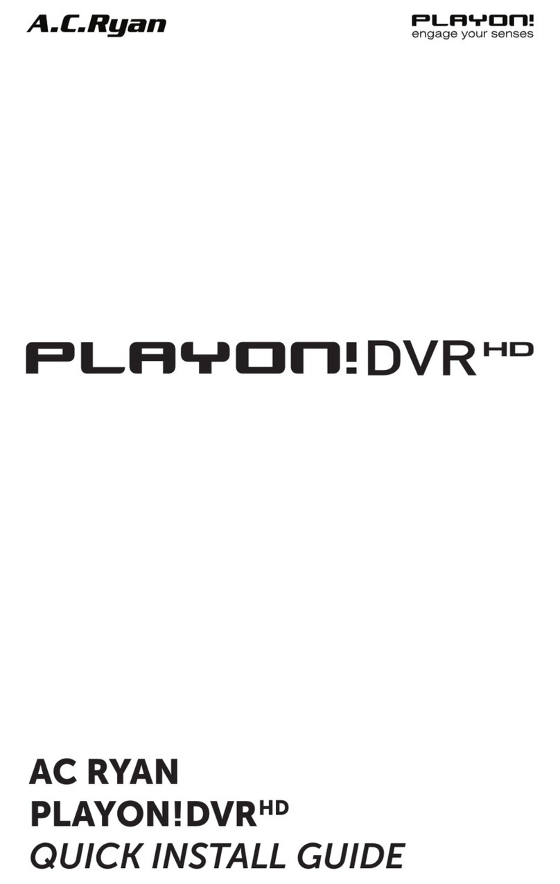 A.C.Ryan PLAYON! Quick install guide