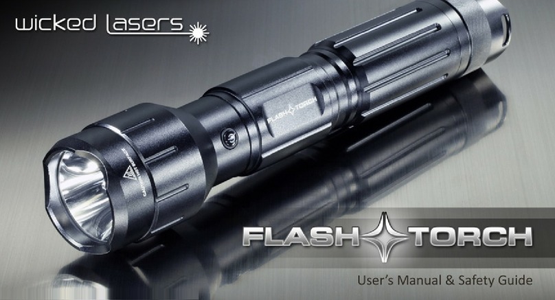 Wicked lasers FlashTorch Installation and operating manual