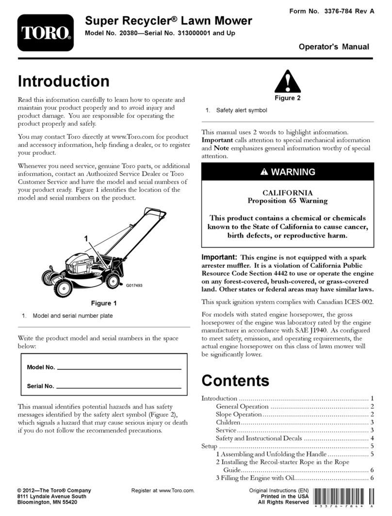 Toro 20380 User manual