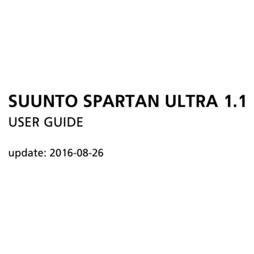 Suunto SPARTAN ULTRA 1.1 user guide