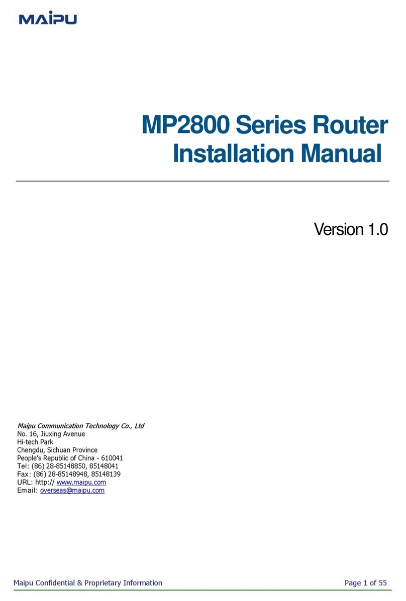 Maipu MP2801 User manual