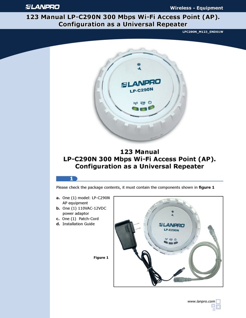 Lanpro LP-C290N User manual