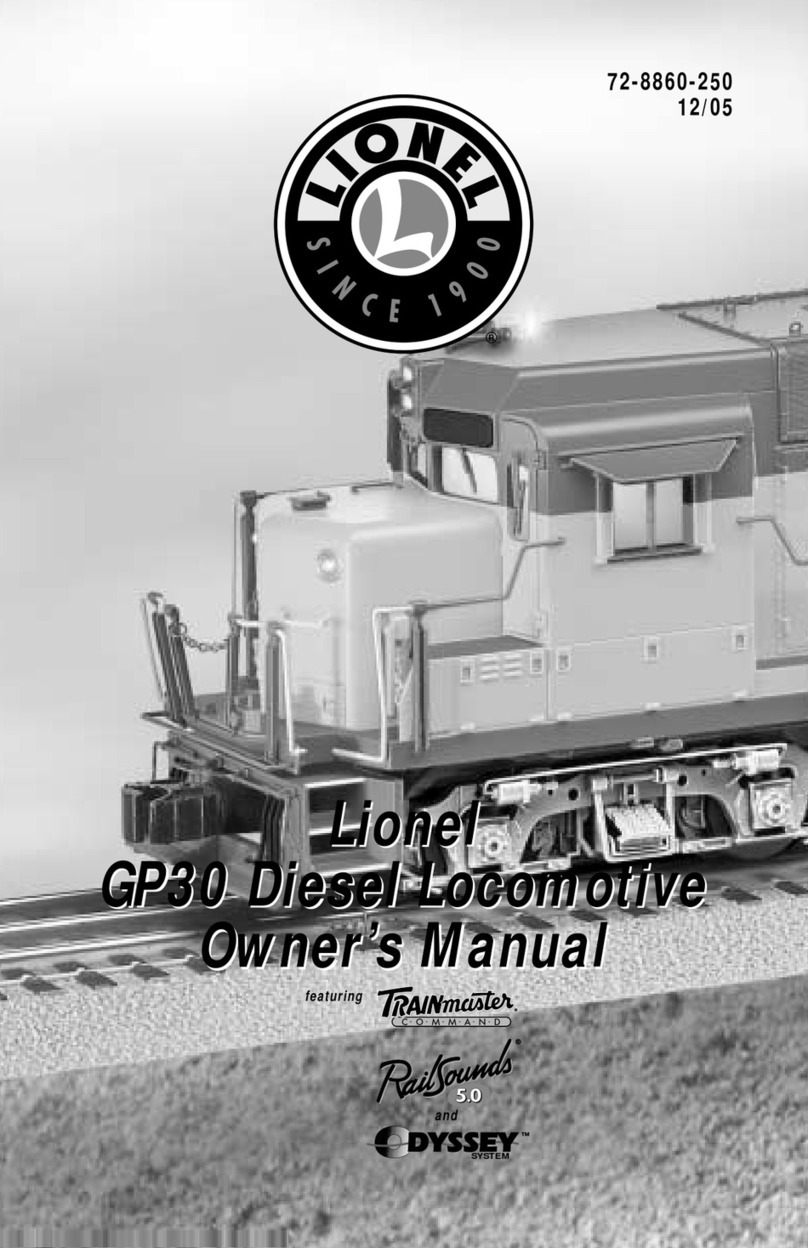 Lionel GP30 owner's manual