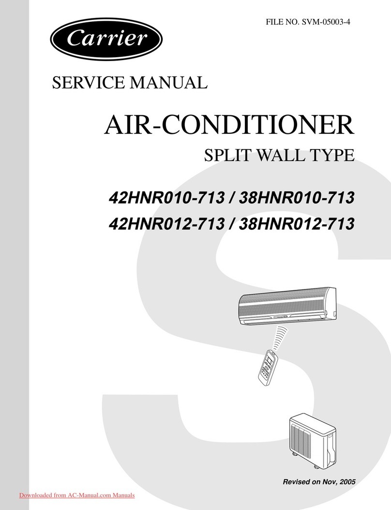 Carrier 42HNR010-713 User manual