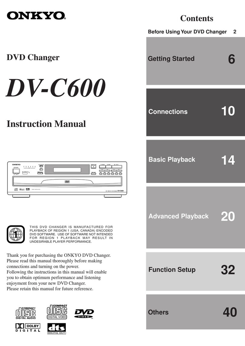 Onkyo DV-C600 User manual