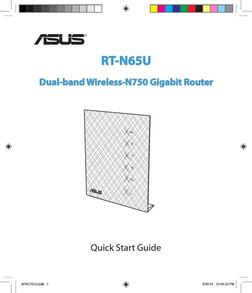 Asus RT-N65U quick start guide Asus RT-N65U quick start guide