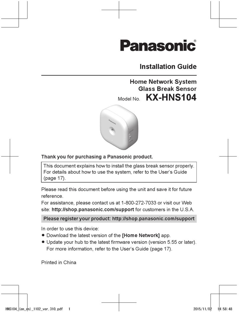 Panasonic KX-HNS104 installation guide
