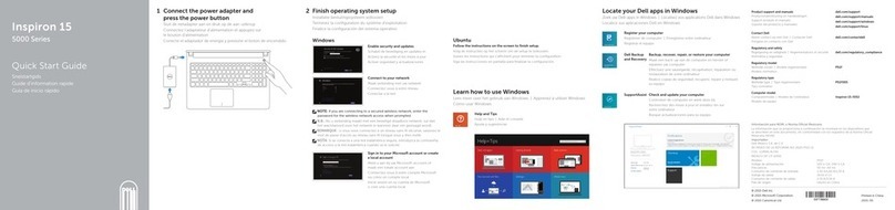 Dell Inspiron 15 5000 Series User manual