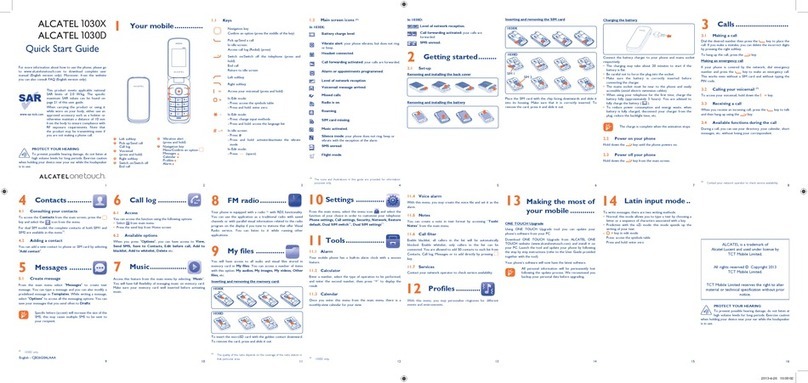 Alcatel 1030X User manual