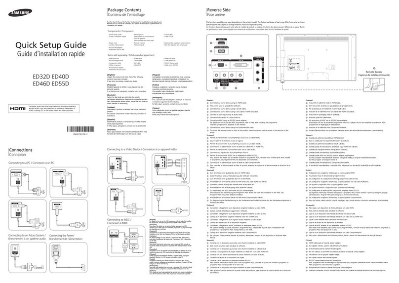 Samsung ED32D User manual