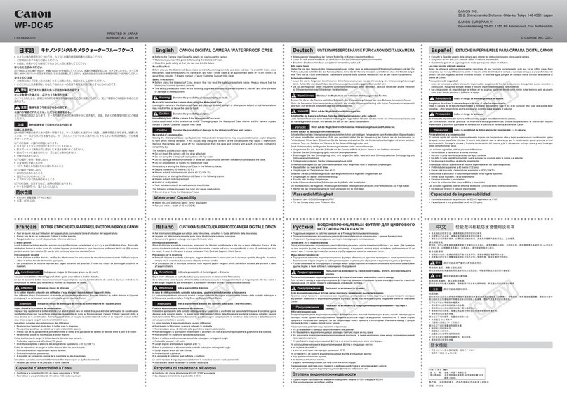 Canon WP-DC45 User manual