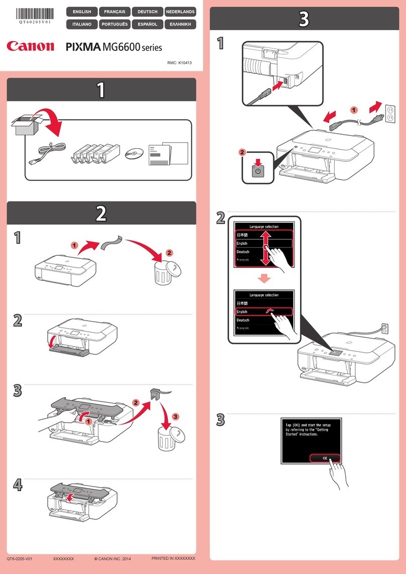 Canon MG6600 Series User manual