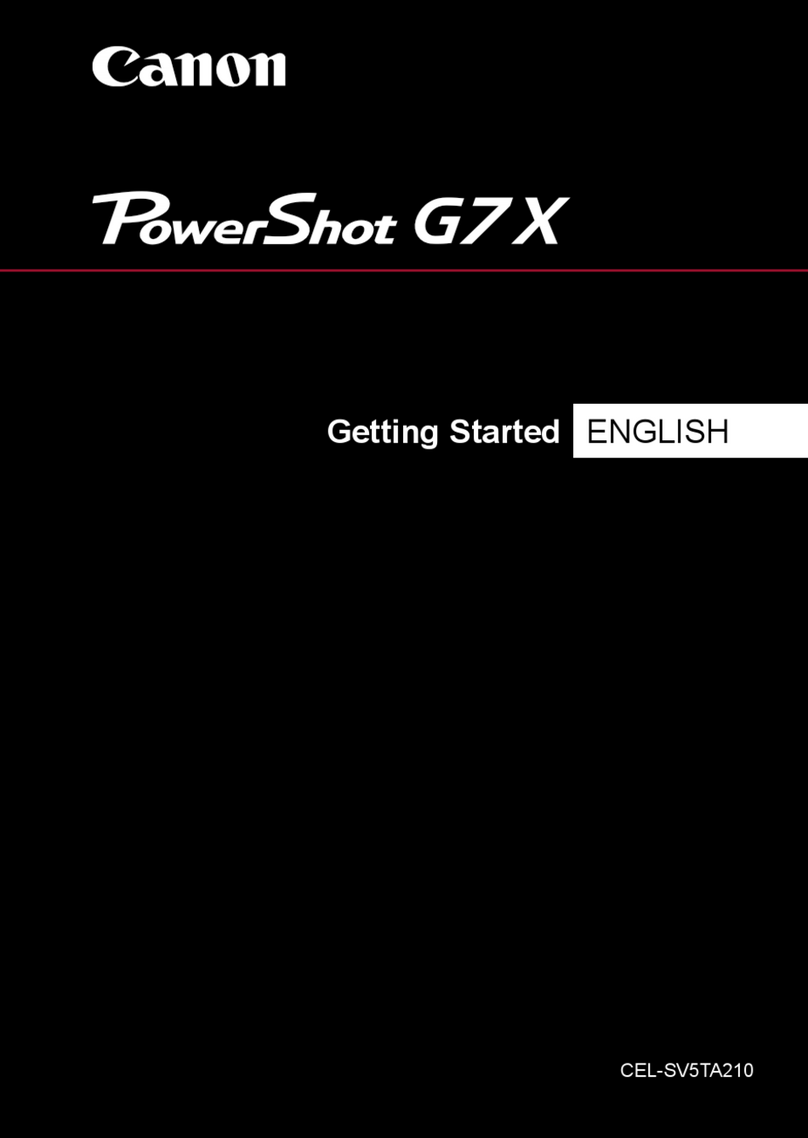 Canon PowerShot G7X Getting started