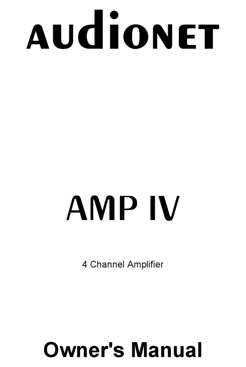 Audionet AMP IV User manual