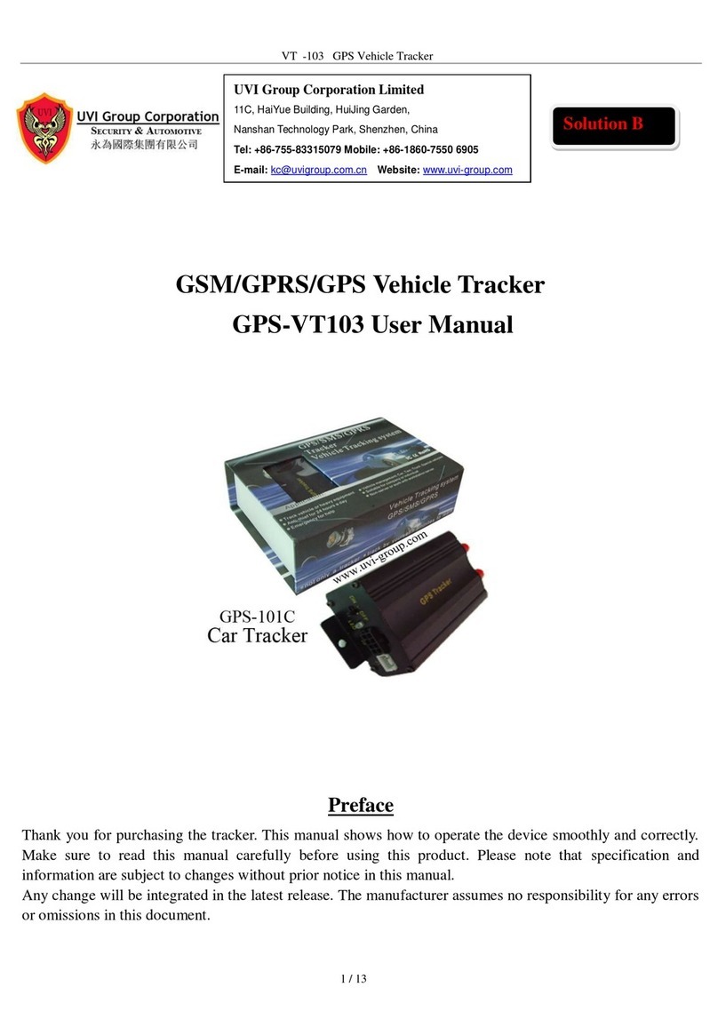 UVI Group GPS-VT103 User manual