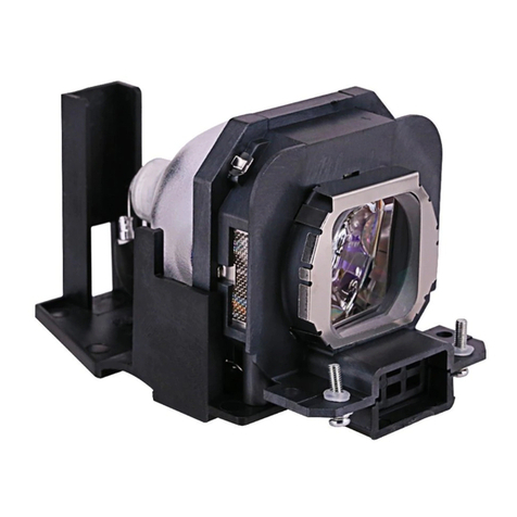 Panasonic ET-LAX100 Replacement instructions