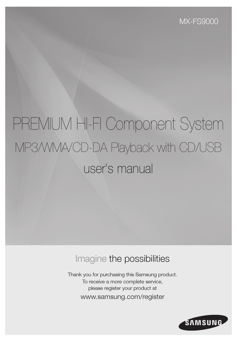 Samsung MX-FS9000 Operating instructions