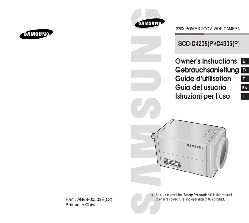 Samsung SCC-C4205P User manual