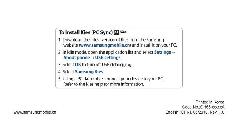 Samsung Galaxy S SCH-i909 User manual
