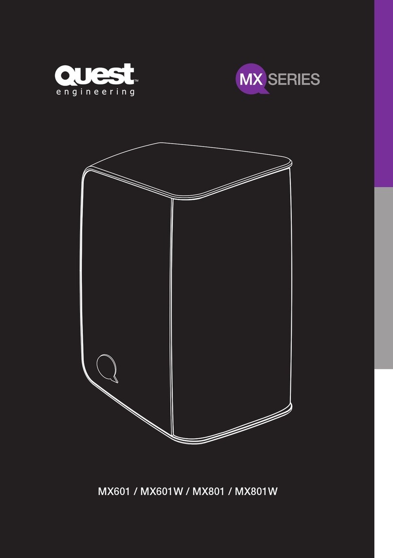 Quest Engineering MX601 User manual Quest Engineering MX601 User manual