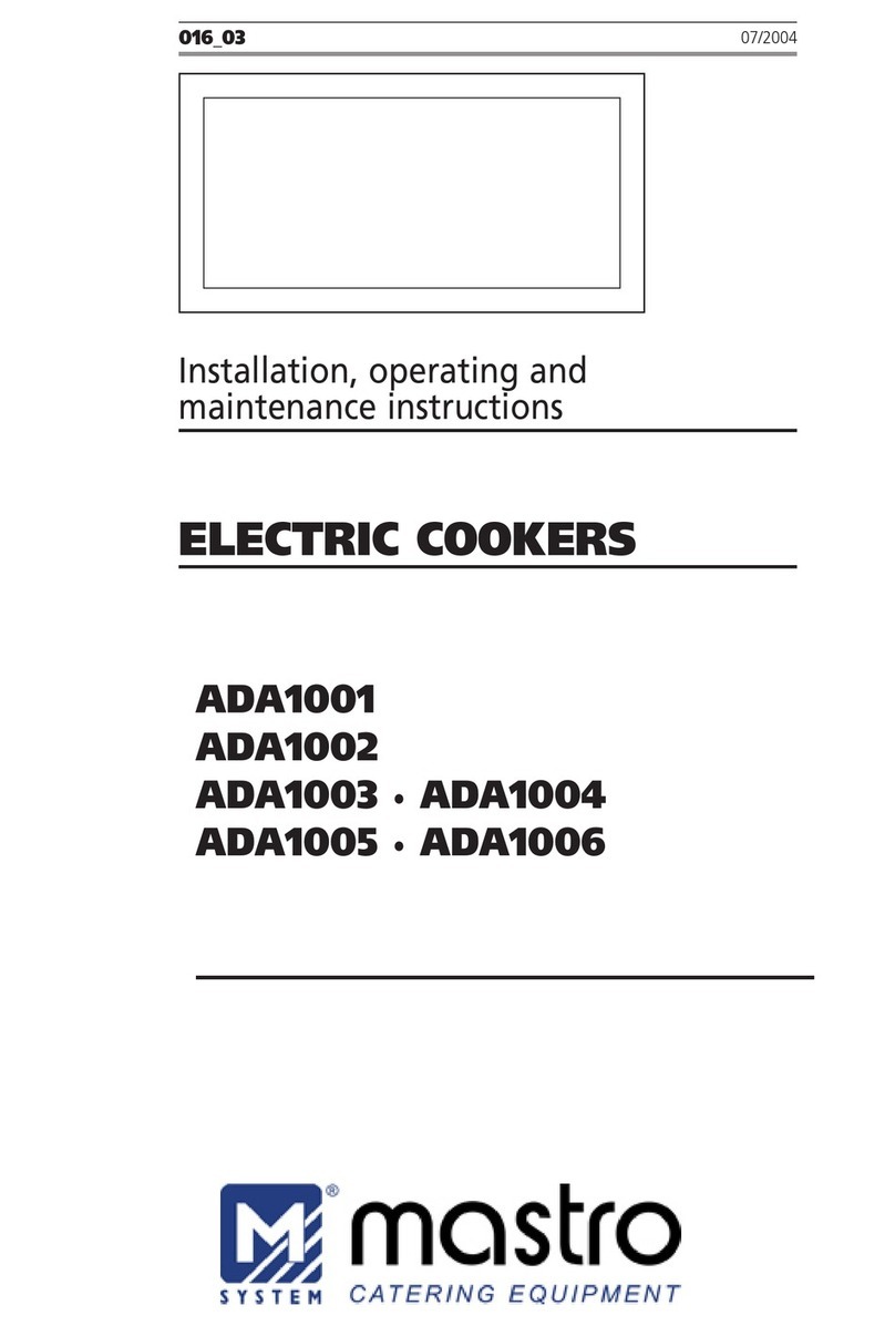 mastro ADA1001 Installation, operating and maintenance instructions mastro ADA1001 Installation, operating and maintenance instructions
