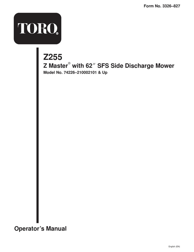 Toro 74226 Z255 Z Master Operator's manual
