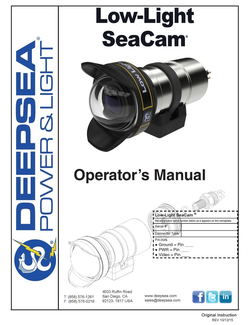 DeepSea Power & Light SEACAM User manual