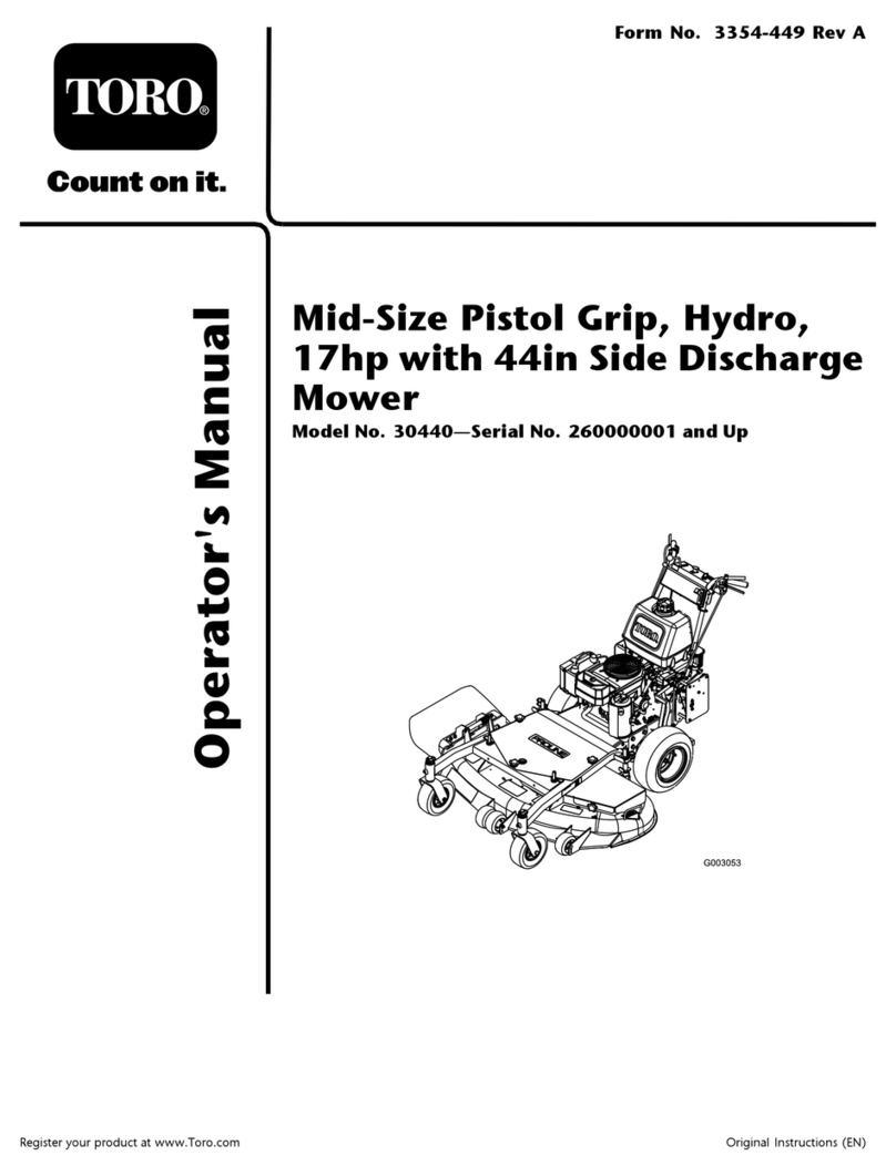 Toro 30440 User manual Toro 30440 User manual