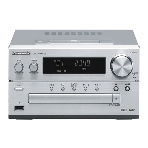 Panasonic SC-PMX5DB operating instructions