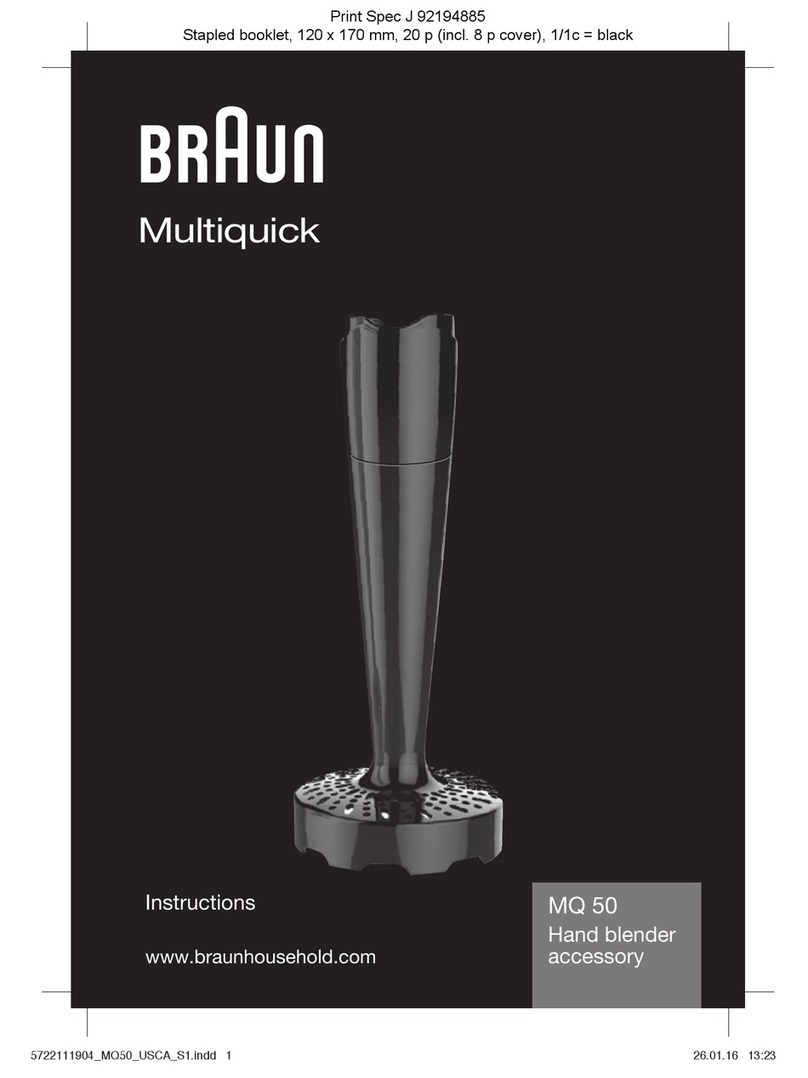 Braun MQ 50 instructions