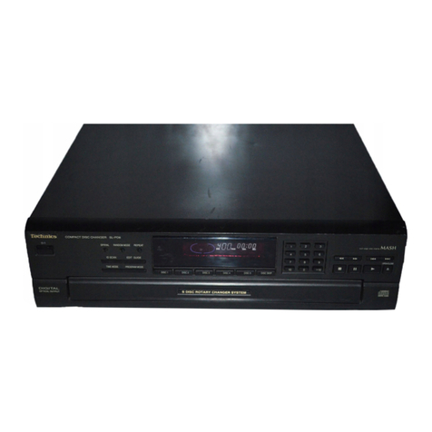 Technics SLPD8 - COMPACT DISC CHANGER User manual