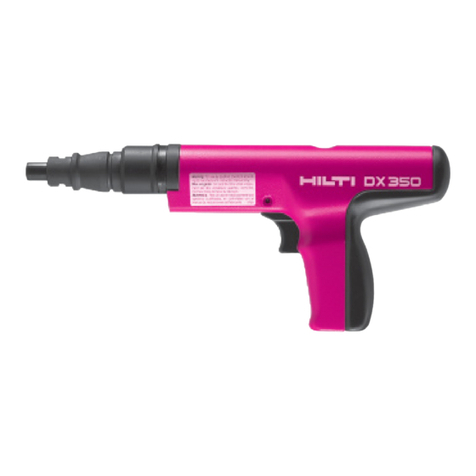 Hilti DX 350 User manual