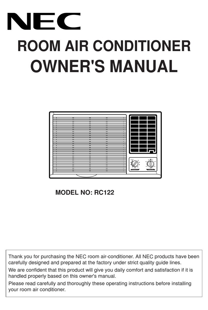 NEC RC122 User manual
