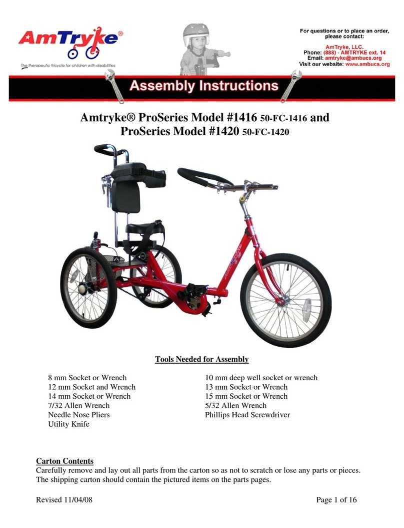 AmTryke 50-FC-1416 Assembly instruction