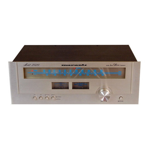 Marantz 2020 User manual